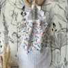Serviette Fleurs bleues