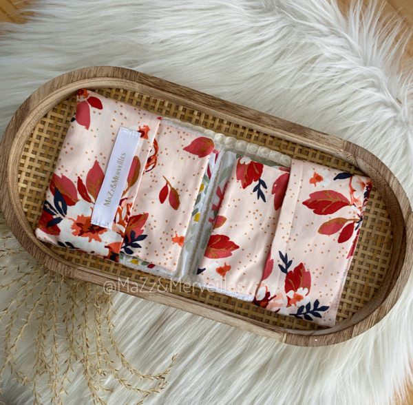 Pochettes et Lingettes Lavables Red Flowers – Image 2