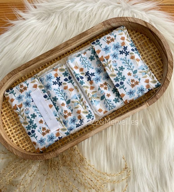 Pochettes et Lingettes Lavables Flowers Sacha – Image 2