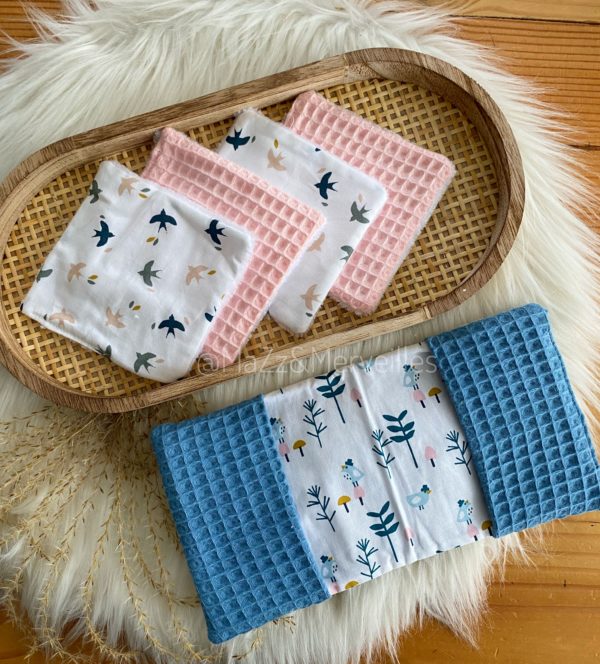Pochettes et Lingettes Lavables Little Bird