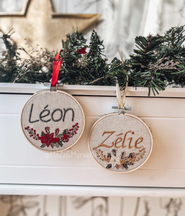 Tambourin Prénom Sapin – Image 4