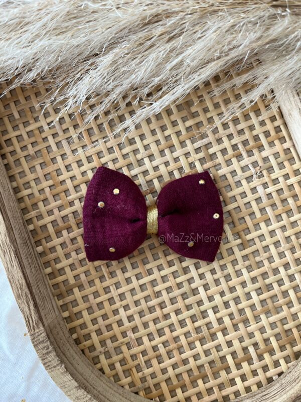 Barrette Anti-Glisse Prune