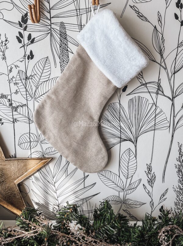 Chaussette Noël Doré