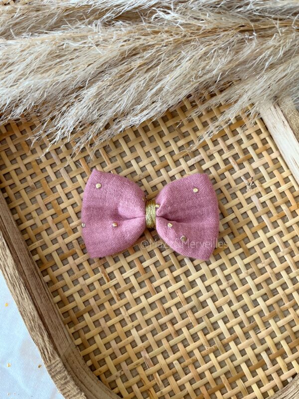 Barrette Anti-Glisse Rose Thé