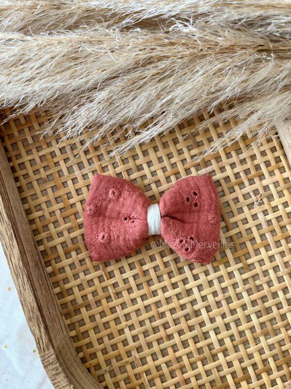 Barrette Anti-Glisse Marsala Brodé