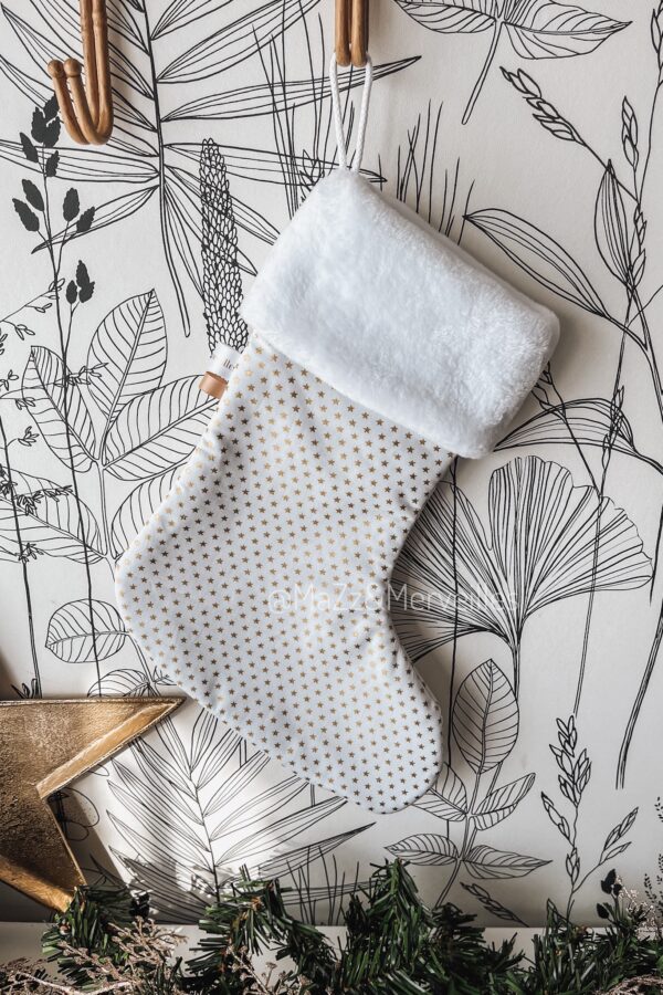 Chaussette Noël Étoile doré