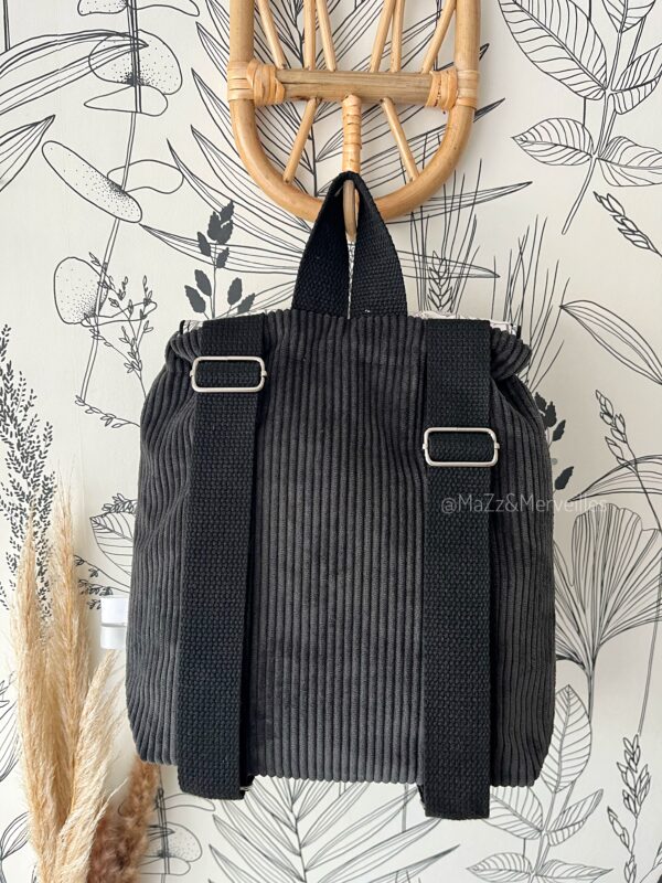 Sac à Dos Flowers Black – Image 3